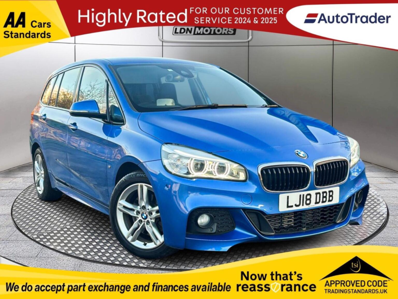 2018 BMW 2 Series Gran Tourer 2.0 218d M Sport Auto Euro 6 (s/s) 5dr in Blue — image 1