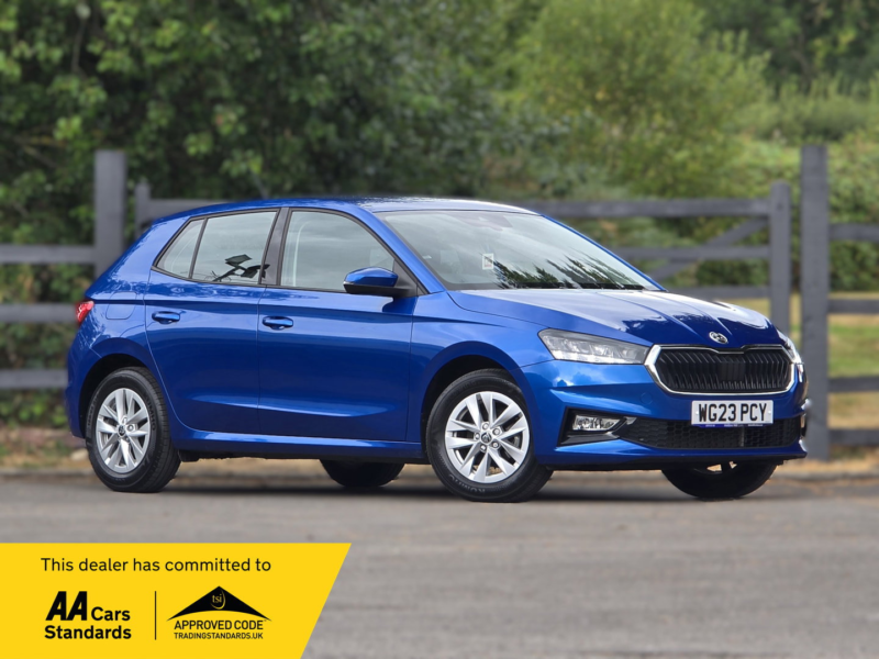 2023 Skoda Fabia 1.0 Tsi Se Comfort Hatchback 5dr Petrol Manual Euro 6 (s/s) (95 Ps) in Blue — image 1