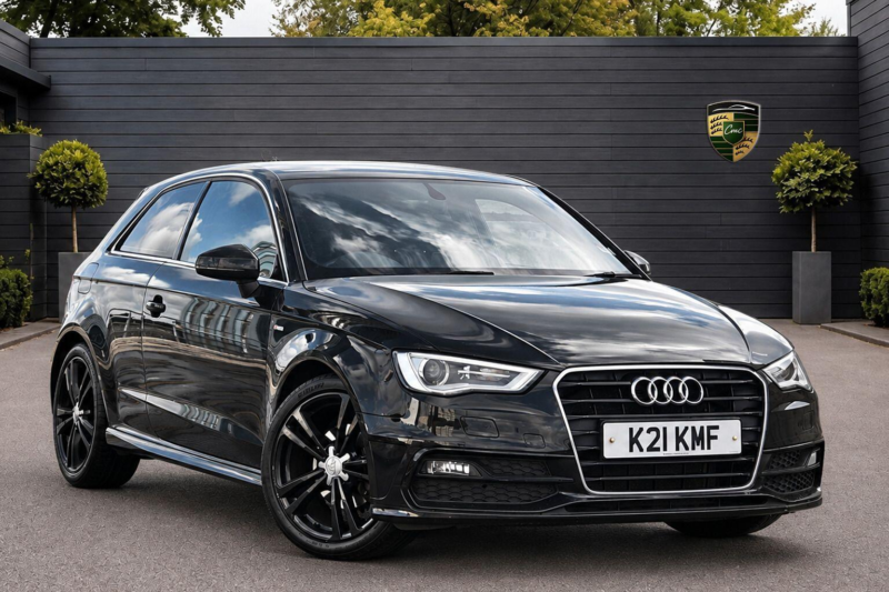 2016 Audi A3 1.4 Tfsi S Line Euro 6 (s/s) 3dr in Black — image 1
