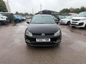 2017 Volkswagen Polo 1.2 Tsi Match Edition Euro 6 (s/s) 5dr in Black — image 2