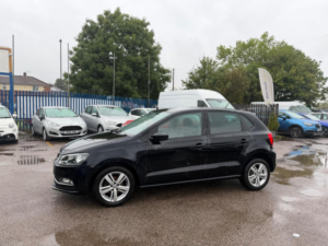 2017 Volkswagen Polo 1.2 Tsi Match Edition Euro 6 (s/s) 5dr in Black — image 3