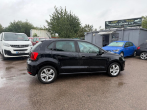 2017 Volkswagen Polo 1.2 Tsi Match Edition Euro 6 (s/s) 5dr in Black — image 6