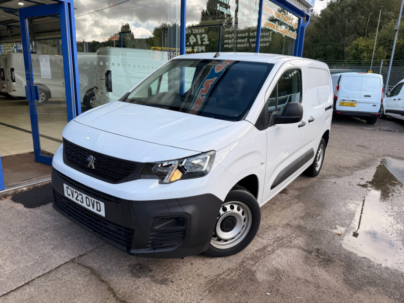 2023 Peugeot Partner 1.5 Bluehdi 1000 Professional Premium + Standard Panel Van 5dr Diesel Manual Swb Euro 6 100 Bhp in White — image 1