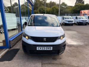 2023 Peugeot Partner 1.5 Bluehdi 1000 Professional Premium + Standard Panel Van 5dr Diesel Manual Swb Euro 6 100 Bhp in White — image 3