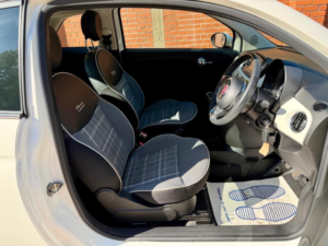 2019 Fiat 500 1.2 Lounge Euro 6 (s/s) 3dr in White — image 3
