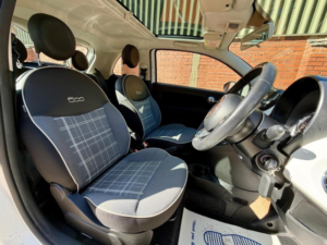 2019 Fiat 500 1.2 Lounge Euro 6 (s/s) 3dr in White — image 4