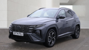 2025 Hyundai Tucson 1.6 T-Gdi Mhev N Line S SUV 5dr Petrol Hybrid Dct Euro 6 (s/s) (160 Ps) in Grey — image 2