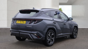 2025 Hyundai Tucson 1.6 T-Gdi Mhev N Line S SUV 5dr Petrol Hybrid Dct Euro 6 (s/s) (160 Ps) in Grey — image 4