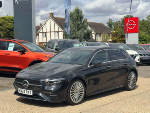 2024 Mercedes-Benz A Class 1.3 A180h Mhev Amg Line (premium Plus) Hatchback 5dr Petrol Hybrid 7g-Dct Euro 6 (s/s) (150 Ps) in Black — image 2