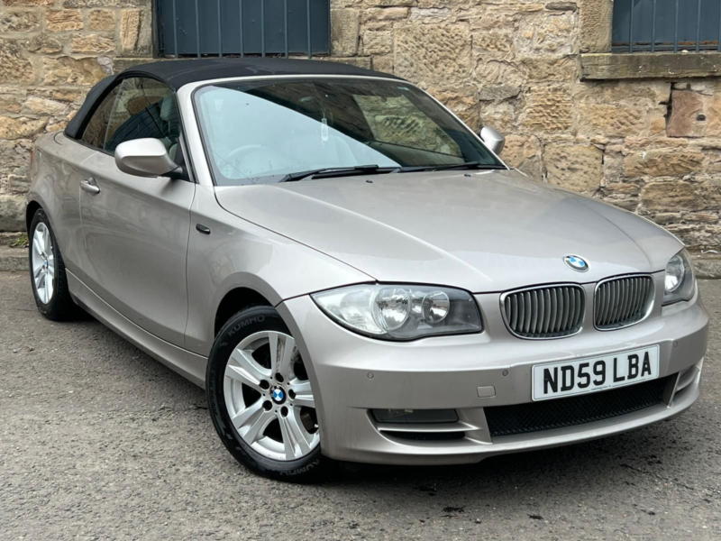 2009 BMW 1 Series 2.0 120d Se Convertible 2dr Diesel Manual Euro 5 (177 Ps) in Silver — image 1
