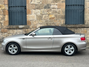 2009 BMW 1 Series 2.0 120d Se Convertible 2dr Diesel Manual Euro 5 (177 Ps) in Silver — image 3