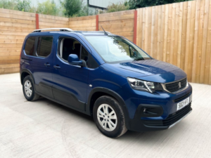 2021 Peugeot Rifter 3 SEAT Petrol Wheelchair Accessible Disabled Access Vehicle Wav in Blue — image 3