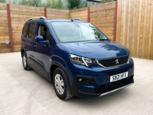 2021 Peugeot Rifter 3 SEAT Petrol Wheelchair Accessible Disabled Access Vehicle Wav in Blue — image 5