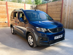 2020 Peugeot Rifter 3 SEAT Auto Wheelchair Accessible Disabled Access Vehicle Wav in Blue — image 4