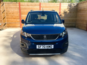 2020 Peugeot Rifter 3 SEAT Auto Wheelchair Accessible Disabled Access Vehicle Wav in Blue — image 5