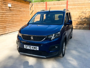 2020 Peugeot Rifter 3 SEAT Auto Wheelchair Accessible Disabled Access Vehicle Wav in Blue — image 6