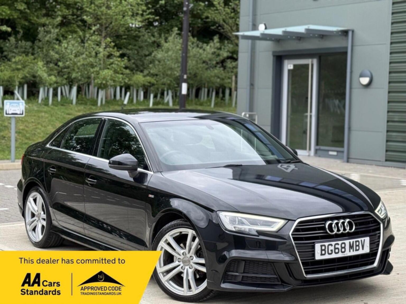 2018 Audi A3 2.0 Tdi 35 S Line S Tronic Euro 6 (s/s) 4dr in Black — image 1