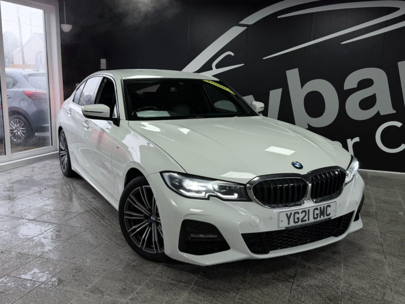 2021 BMW 3 Series 2.0 318i M Sport Auto Euro 6 (s/s) 4dr in White — image 1