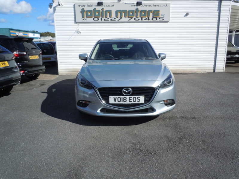 2018 Mazda Mazda3 2.2 Skyactiv-D Sport Nav in Silver — image 1