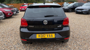 2017 Volkswagen Polo 1.2 Tsi Bluemotion Tech Match DSG Euro 6 (s/s) 5dr in Black — image 4
