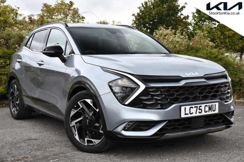 2025 Kia Sportage 1.6 T-Gdi Mhev Gt-Line SUV 5dr Petrol Hybrid Manual Euro 6 (s/s) (157 Bhp) in Silver — image 1