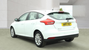 2015 Ford Focus 1.0 T Ecoboost Titanium White 5dr Low Tax+satnav+cruise+9 Stamps in White — image 2