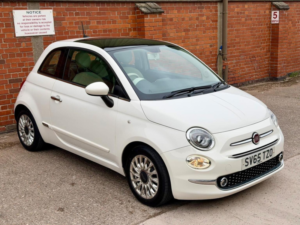 2015 Fiat 500 1.2 Lounge Euro 6 (s/s) 3dr in White — image 2