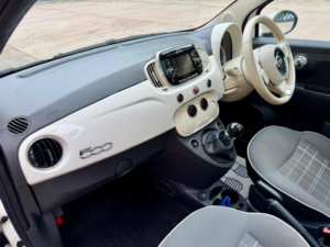 2015 Fiat 500 1.2 Lounge Euro 6 (s/s) 3dr in White — image 5