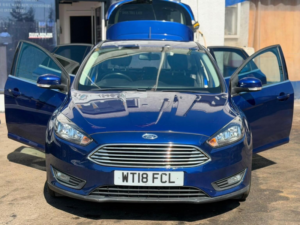 2018 Ford Focus 1.0t Ecoboost Zetec Edition Auto Euro 6 (s/s) 5dr in Blue — image 2