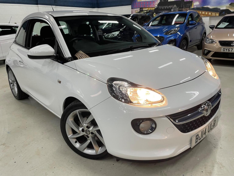 2014 Vauxhall Adam 1.2 16v Jam Euro 5 3dr in White — image 1