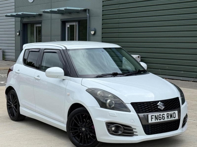 2016 Suzuki Swift 1.6 Sport Euro 6 5dr (snav) in White — image 1