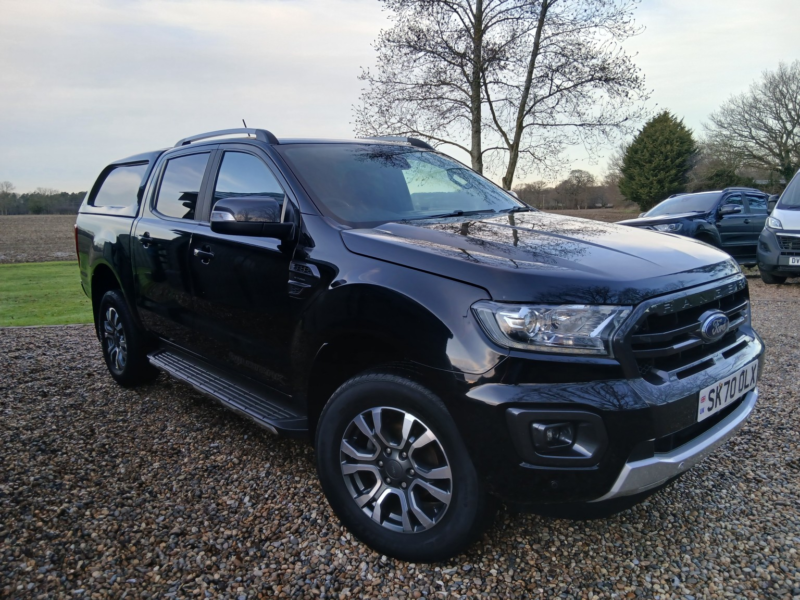 2020 Ford Ranger 2.0 Ecoblue Wildtrak in Black — image 1