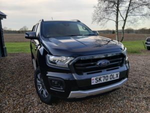 2020 Ford Ranger 2.0 Ecoblue Wildtrak in Black — image 3