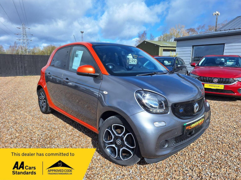 2018 Smart Forfour Eq 17.6kwh Prime (premium) Auto 5dr (22kw Charger) in Orange — image 1