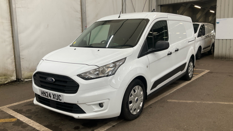 2024 Ford Transit Connect 1.5 230 Ecoblue Trend Panel Van 5dr Diesel Manual L2 Euro 6 100 Ps in White — image 1