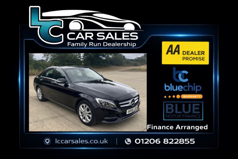 2015 Mercedes-Benz C Class 2.1 C220 Bluetec Sport in Black — image 1