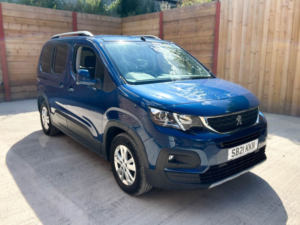 2021 Peugeot Rifter 3 SEAT Petrol Auto Wheelchair Accessible Disabled Access Vehicle Wav in Blue — image 5