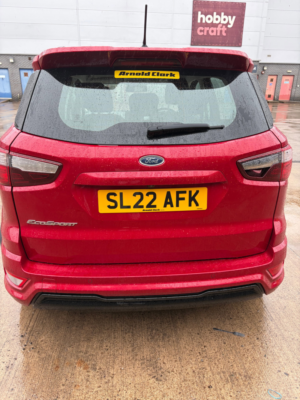 2022 Ford Ecosport 1.0t Ecoboost Gpf St-Line SUV 5dr Petrol Manual Euro 6 (s/s) (125 Ps) in Red — image 4
