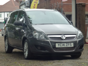 2014 Vauxhall Zafira 1.7 Cdti Ecoflex Design MPV 5dr Diesel Manual Euro 5 (snav) (110 Ps) in Grey — image 2