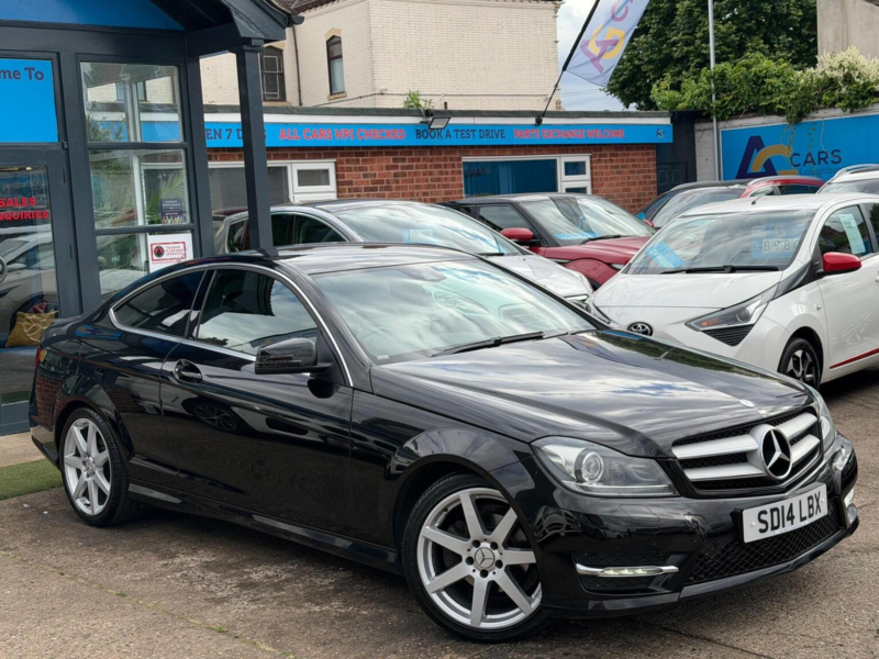 2014 Mercedes-Benz C Class 1.6 C180 Amg Sport Edition G-Tronic+ Euro 6 (s/s) 2dr in Black — image 1