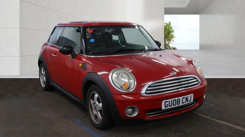 2008 MINI Hatch 1.4 One Steptronic Euro 4 3dr in Red — image 1