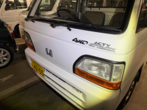 1995 Honda Acty Attack 4WD 4spd Ultra Low Gears in White — image 3