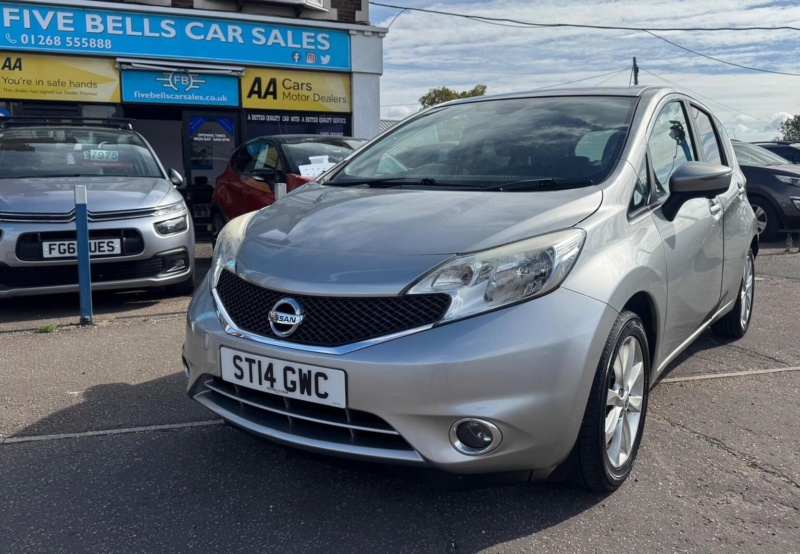 2014 Nissan Note 1.2 Dig-S Tekna CVT Euro 5 (s/s) 5dr in Silver — image 1