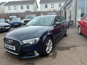 2017 Audi A3 2.0 Tdi Sport Sportback 5dr Diesel S Tronic Auto 6spd Euro 6 (s/s) (150 Ps) in Blue — image 4