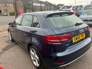 2017 Audi A3 2.0 Tdi Sport Sportback 5dr Diesel S Tronic Auto 6spd Euro 6 (s/s) (150 Ps) in Blue — image 6
