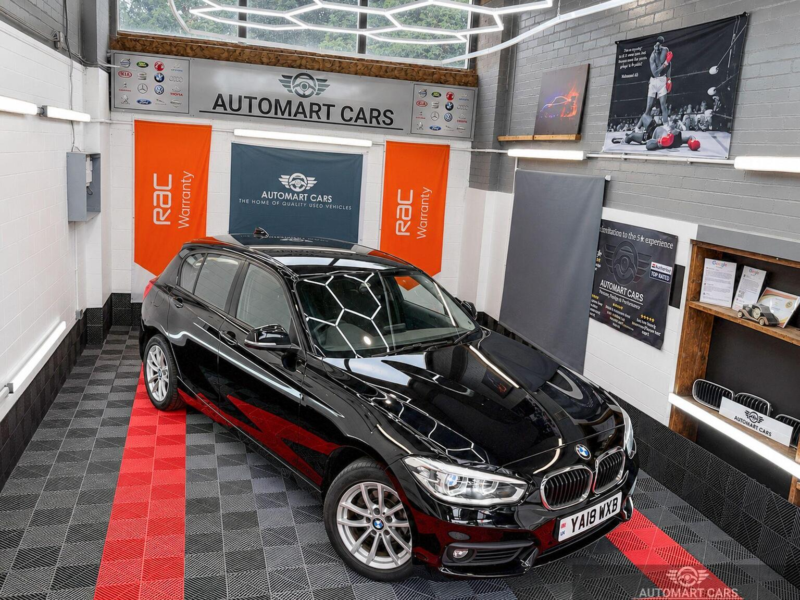 2018 BMW 1 Series 1.5 116d Se Business Euro 6 (s/s) 5dr in Black — image 1