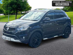 2016 Ssangyong Korando 2.2d Elx 4WD Euro 6 5dr in Black — image 4