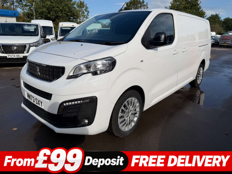 2023 Peugeot Expert 1.5 Bluehdi 1000 Asphalt Premium + Long Panel Van 6dr Diesel Manual Lwb Euro 6 (s/s) (100 Bhp) in White — image 1