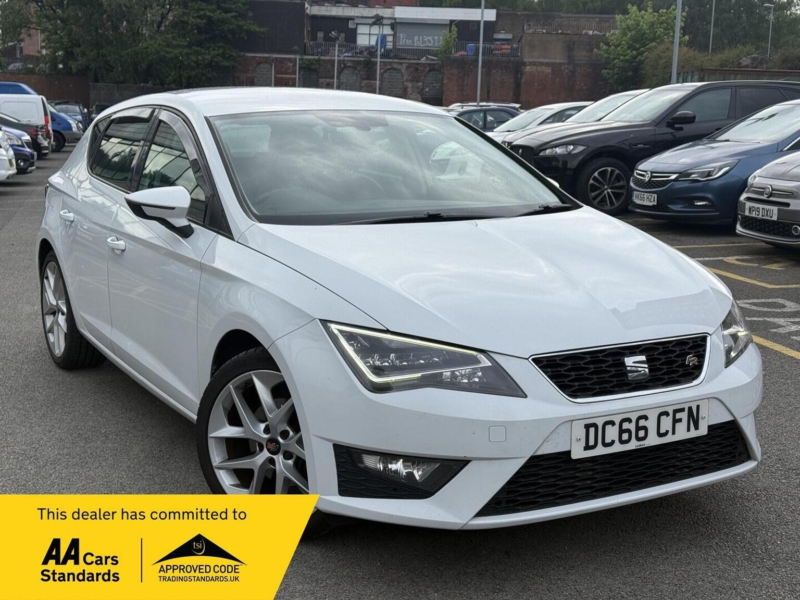 2016 SEAT Leon 1.4 Tsi Fr Technology Euro 6 (s/s) 5dr in White — image 1