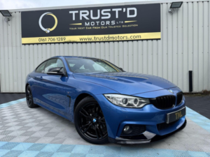 2015 BMW 4 Series 2.0 420i M Sport Euro 6 (s/s) 2dr in Blue — image 2